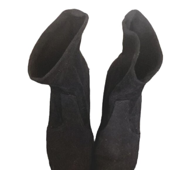 Donald J Pliner signature black suede boots size 6 - Picture 2 of 5